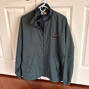 Cutter and Buck Corvette Men's Hunter Green/NavyJacket size Med.